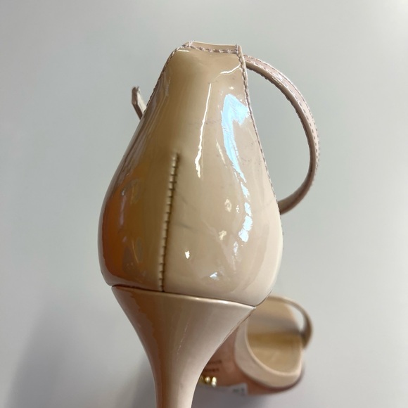 SCHUTZ Cadey Lee Nude / Tan Sandal Heel sz 5.5 - Picture 10 of 15